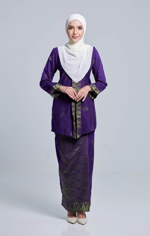 Seroja Kebaya | Purple Gold